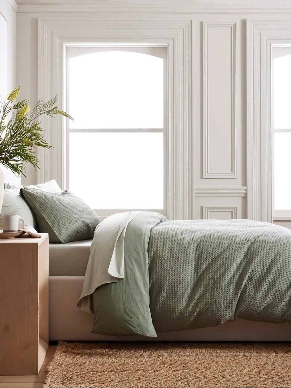 Organic Luxe Honeycomb Duvet Cover